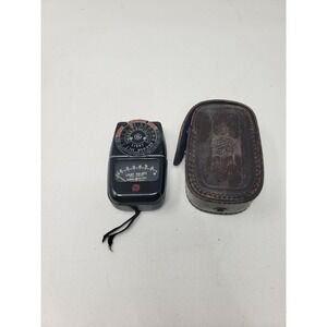 Light Meter GE‎ General Electric Exposure Type DW-48W/ Case